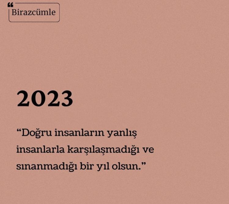 2023 bize iyi gel..