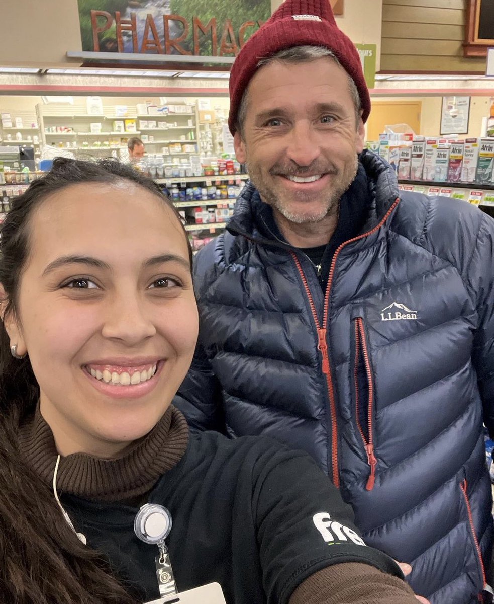 dempseycentral's tweet photo. New picture of Patrick with a fan in Utah recently!

#PatrickDempsey https://t.co/u87FmKfmuq
