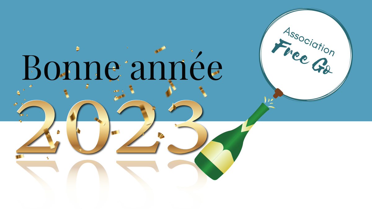 GoAssociation's tweet photo. Tout l'équipe de Free Go vous souhaite une bonne année 🍾🥂

#HappyNewYear2023 #HappyNousYear #bonneannee2023 https://t.co/sK4t8TDLso