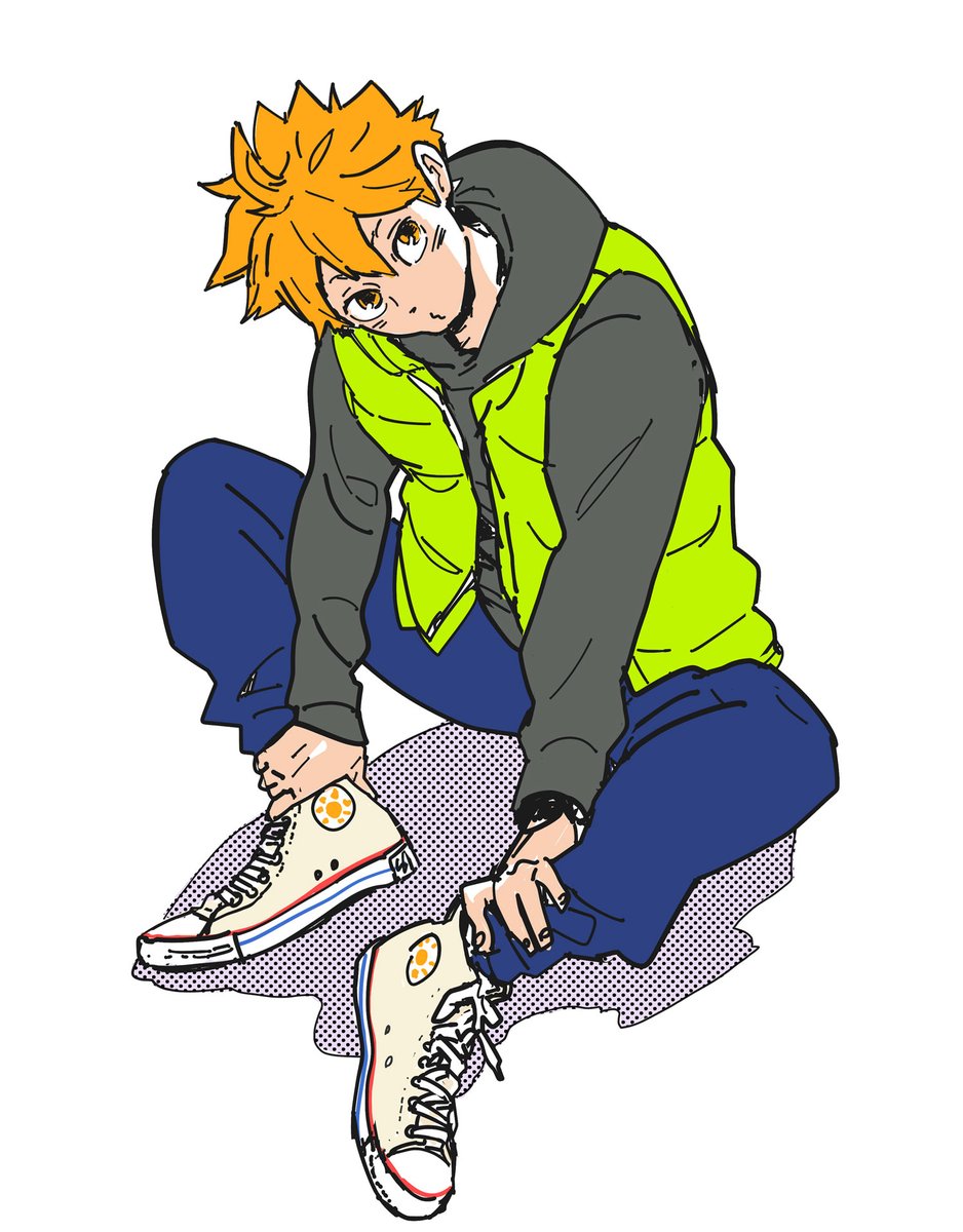 寒そうであったかそう着膨れ可愛い その2のHQ過去絵
ヒナタは寒そうじゃないけどいるだけで暖かいから…(?) 