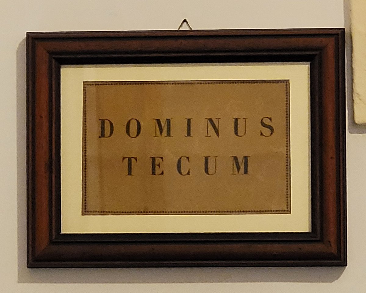 In St. Vincent Pallotti's room in Rome hangs a simple graphic that expresses a wish: Dominus Tecum! May the Lord God be with us on the still unknown paths of life in 2023!
