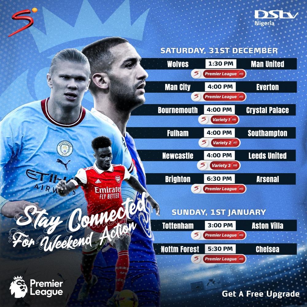 maziibe_'s tweet photo. Will your Football Club make you happy or sad into the New Year?
End the year on a high note! Stay connected/ reconnect your DStv today and get a free upgrade to the next package!
Giveaway no do pass this one o!
#DStvFestive #GetPlentyOnDStv https://t.co/r8EzF9ifjC