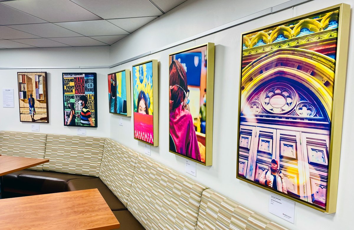 Kennedy_School's tweet photo. Aiming to celebrate our School’s creativity and vibrancy, the @hkslibrary Commons Gallery's hosts artwork by HKS community members. 

Read more about the gallery and exhibits ➡️ https://t.co/9Gx0aECxcW https://t.co/5Iy8v7ubky