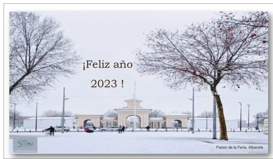Iali_es's tweet photo. ¡Feliz año 2023! https://t.co/HQSleYQSKL