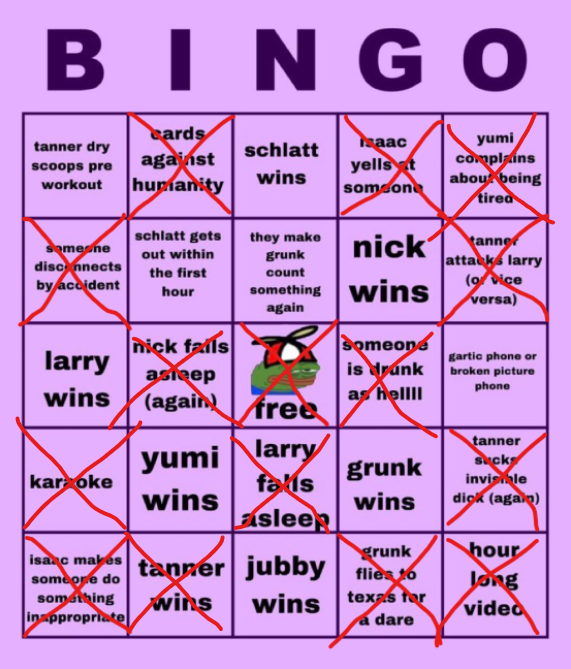 Cranium9090's tweet photo. #LTLVC3 bingo done (spoilers) https://t.co/If2h9gCLQV