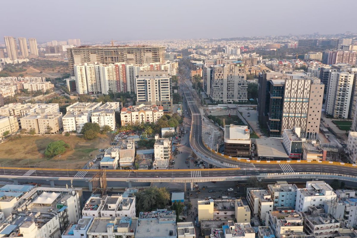 Calendar dates might change but our Govt’s commitment to improve Hyderabad road infrastructure under SRDP remains steadfast

Will be opening the 2nd largest Multi level Flyover at Botanical Garden, Kothaguda and Kondapur junction built at a cost of ₹263 Cr tomorrow

#SRDP #GHMC