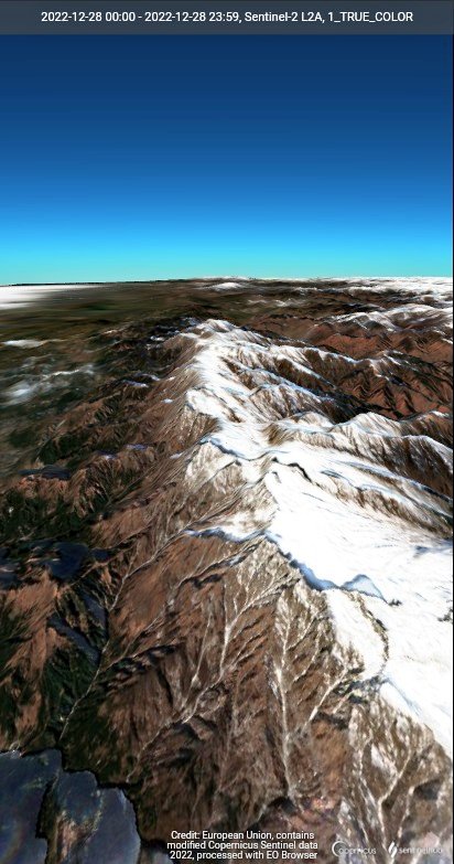 rajbhagatt's tweet photo. Satellite image showing Dhauladhar mountain range near Dharamsala, Himachal Pradesh
Snow can be found more in the Northern slopes (right side) than the warmer south facing slopes (left side) of the mountains https://t.co/Qqa7ZKFs1Y