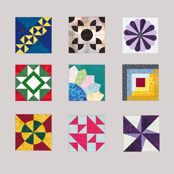 I added new quilt block clip art for free download on my website if you need some images. Here’s a sample of some. dlstewart.com/clipart.htm #quilting #sewing #crafts #crafting