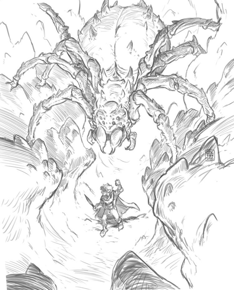 @Coliandre The Lord of the Rings - Frodo vs Shelob 