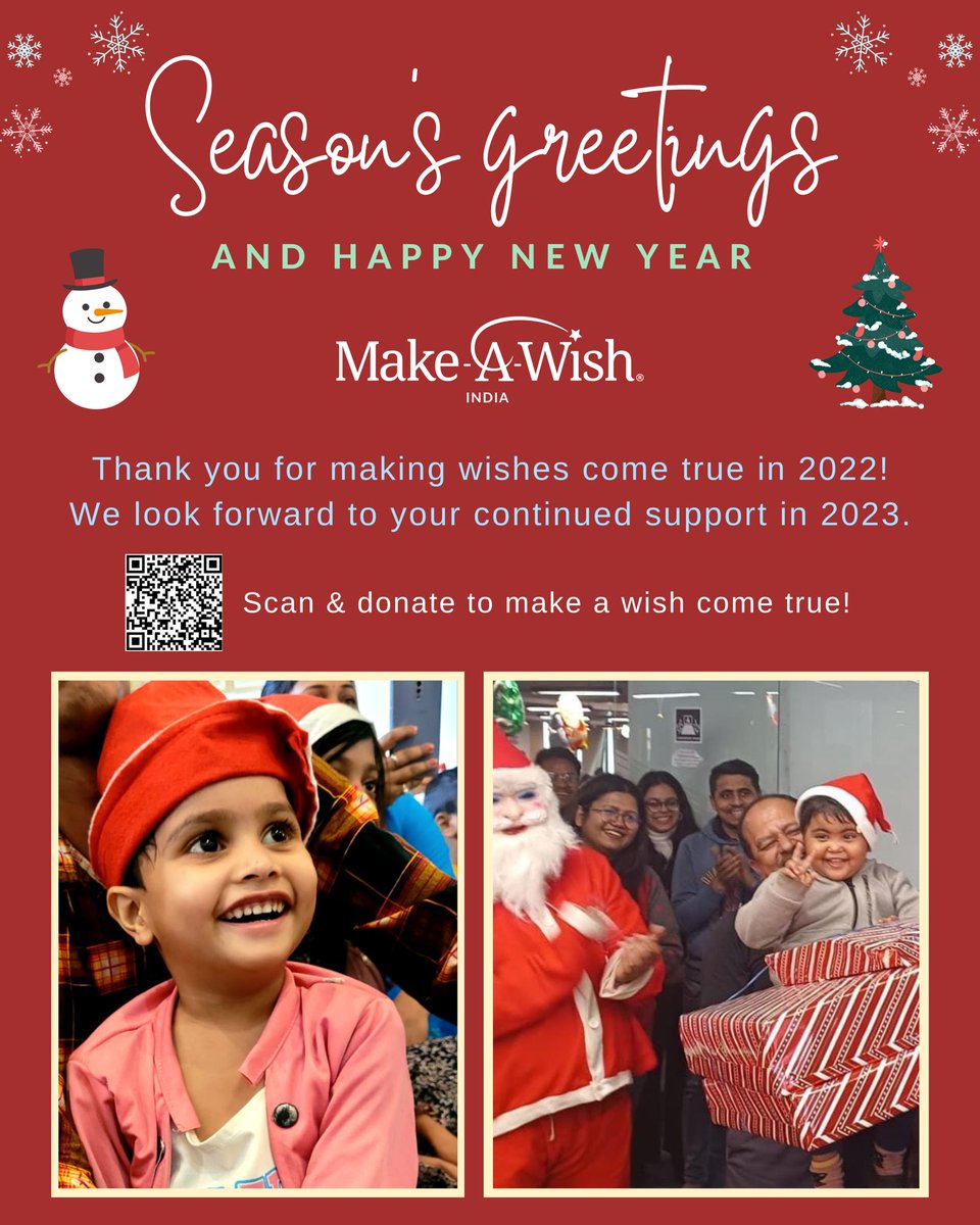 As the year ends, we’d like to thank everyone who showed endless support and kindness to help us grant the wishes of 7,000+ critically ill children. Throughout this year, our team and volunteers have worked effortlessly to fulfil every eligible child’s wish!