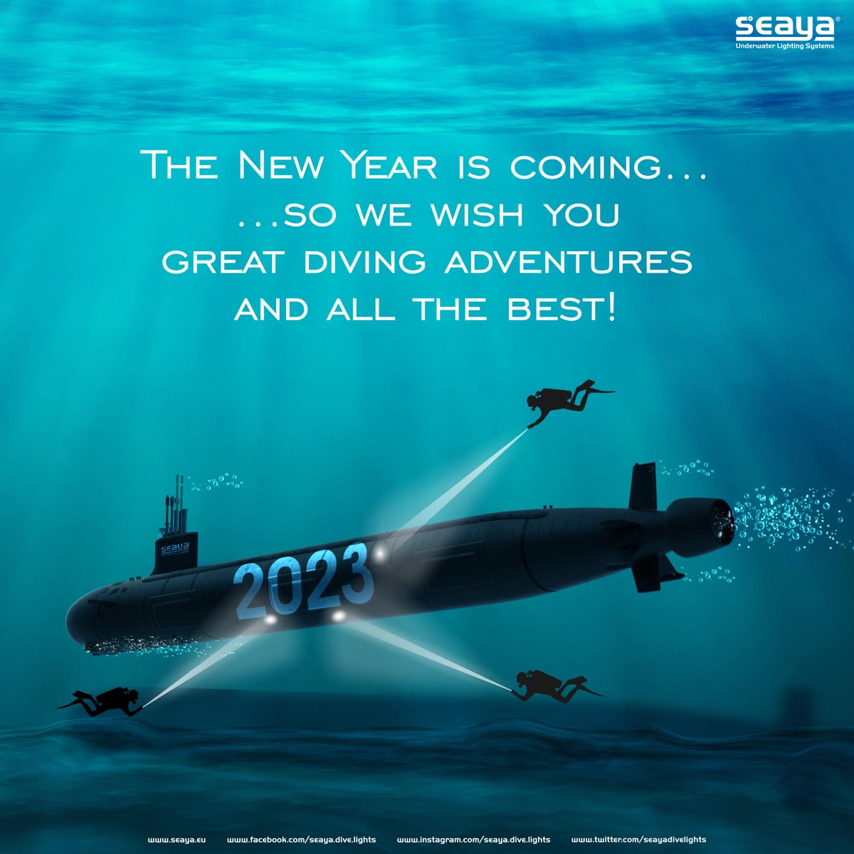 SeaYaDiveLights's tweet photo. The New Year is coming, so we wish you great diving adventures and all the best in 2023!
#SeaYaDiveLights #HappyNewYear #NewYear2023 #tauchen #scubadiving #plongée #sukellus #duiken #potapeni #dykking #immersione #dykning #buceo #technicaldiving #cavediving #wreckdiving https://t.co/T2Jof6r7w5