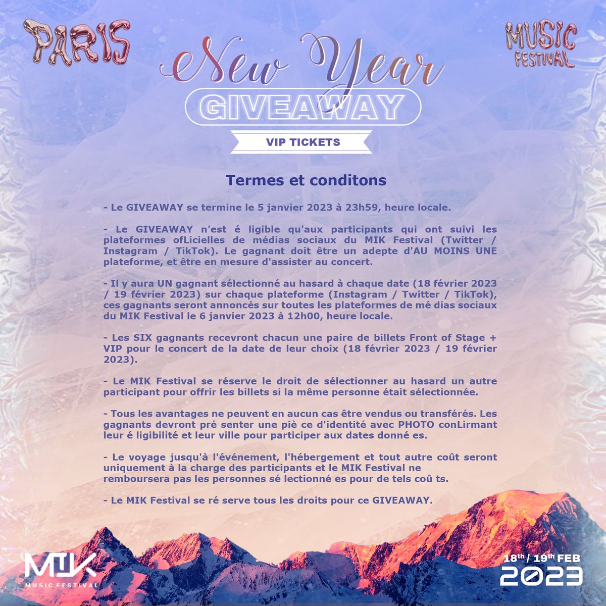 MIK FESTIVAL tweet media