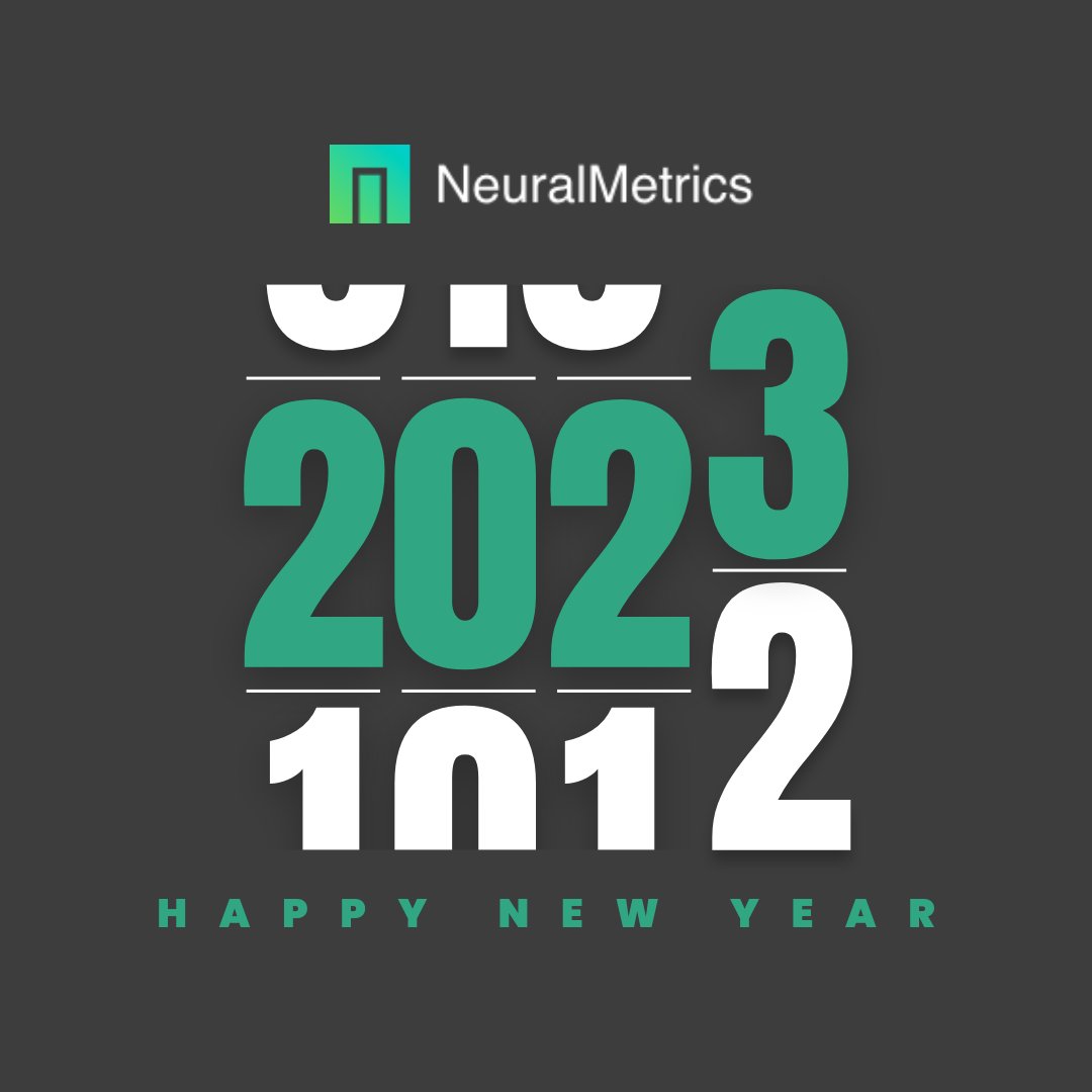 NeuralMetricsAI's tweet image. Best wishes for a very happy new year! We hope 2023 brings you health, happiness, and fulfillment.