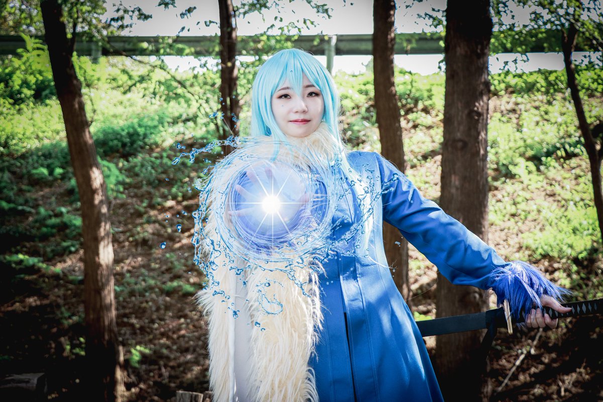 MSG1365's tweet photo. 💧転生したらスライムだった件💧 

 " リムル " ○ㅇ○

Cos: @SJ_Aikoi https://t.co/Nj9WehViM8