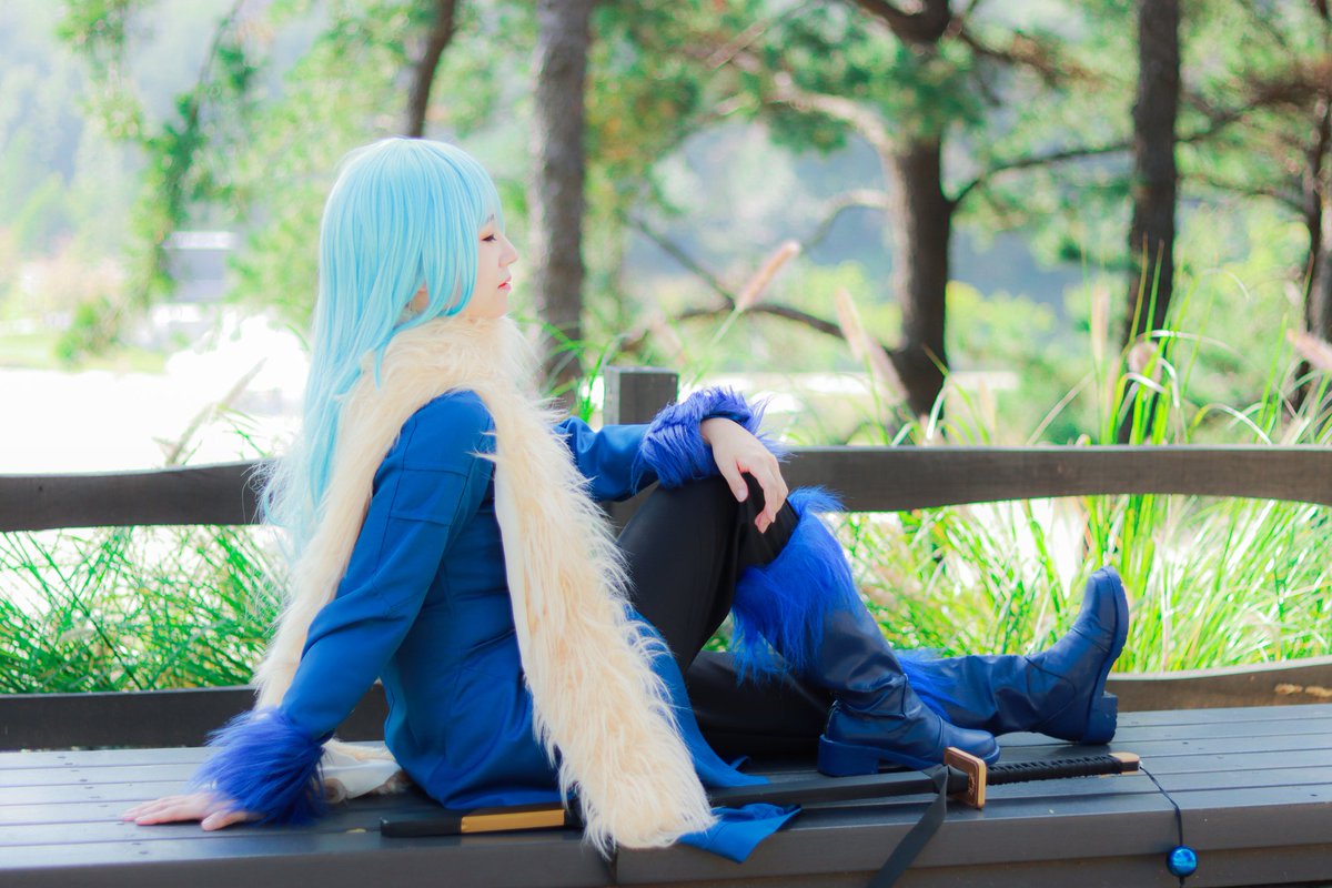 MSG1365's tweet photo. 💧転生したらスライムだった件💧 

 " リムル " ○ㅇ○

Cos: @SJ_Aikoi https://t.co/Nj9WehViM8