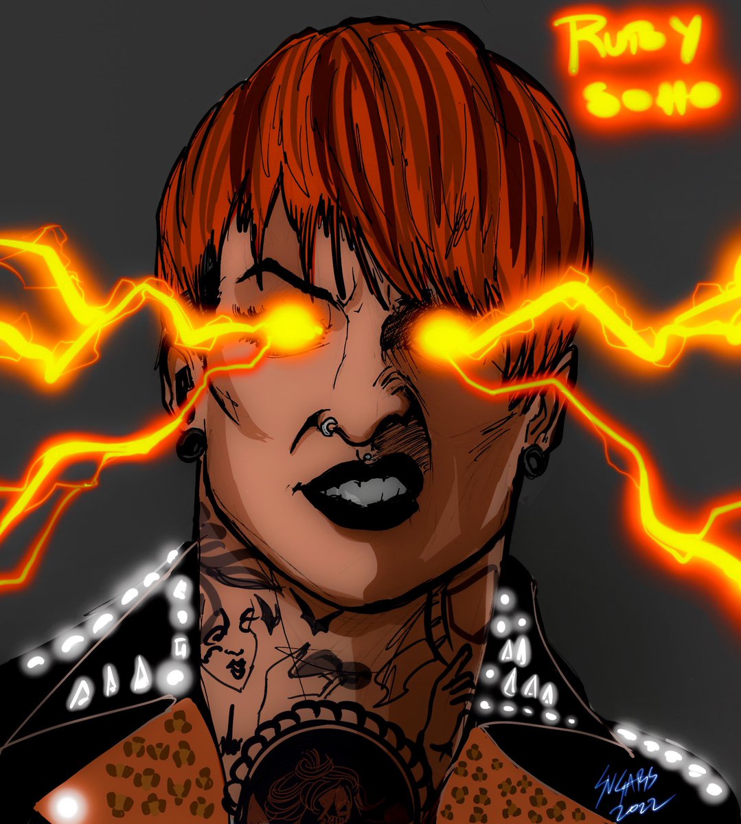 Sugarman74's tweet image. @realrubysoho This is for you 😎😎#realrubysoho #aew #artistsontwitter