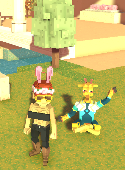 CryptoTheKid120's tweet photo. @TheSandboxGame I found the peaceful Giraffe in The Multiversity! 🦒 I participated in the #SeasonsGreetingsTSB challenge for a chance to win an NFT! https://t.co/JbN5gwmfGd