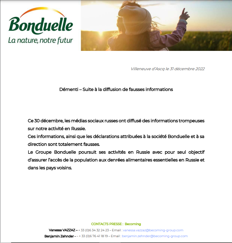 Bonduelle Group tweet media