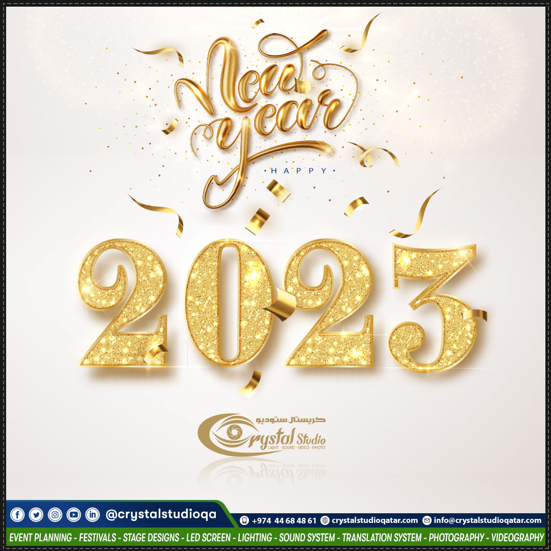 crystalstudioqa's tweet photo. Welcome 2023!
Happy New Year Everyone! 🎉 https://t.co/N9Z7dv9mhg