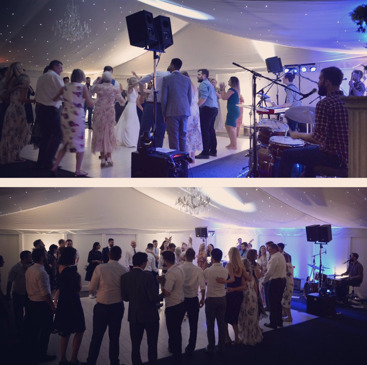 That full dance floor feeling🤗🎸
See you again in 2023😎
Pictures shot at <a href="/ShottleHall/">Shottle Hall</a> for Jamie &amp; Chole’s wedding!