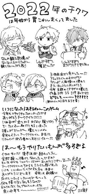 2022年の総括でちゅわ 