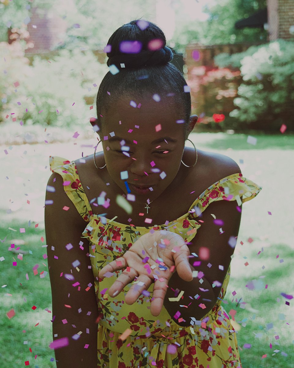 Celebrating the new year with friends, family, and confetti! Have a safe night!