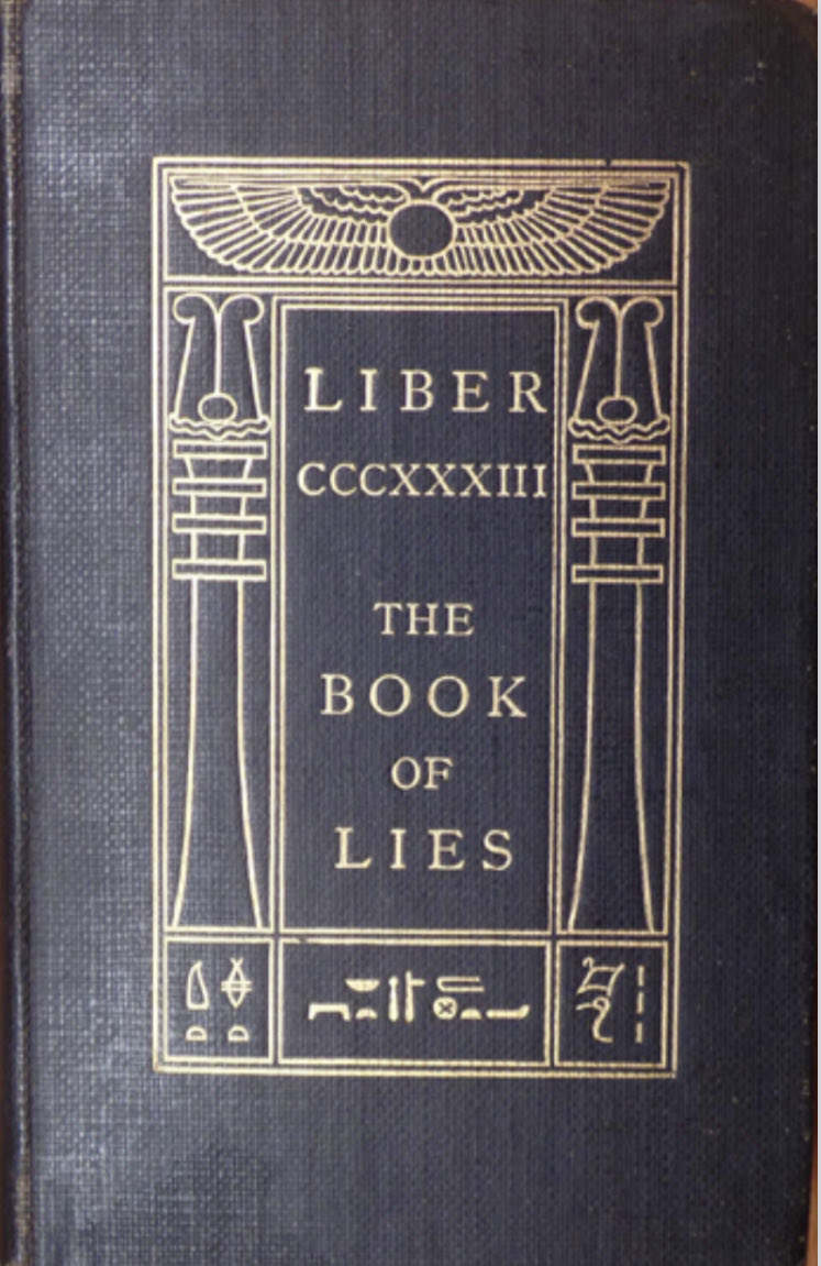 SmaragdinaVisio's tweet photo. 23 Skidoo, from Aleister Crowley’s gnomic Book of Lies (falsely so called), 1912 https://t.co/dlY2VnNaGt