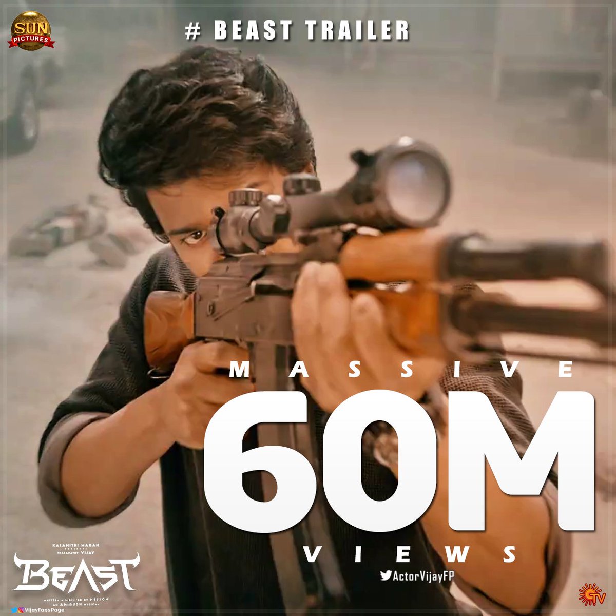 Beast Fan Page on Twitter "BeastTrailer hits MASSIVE 60 MILLION Views