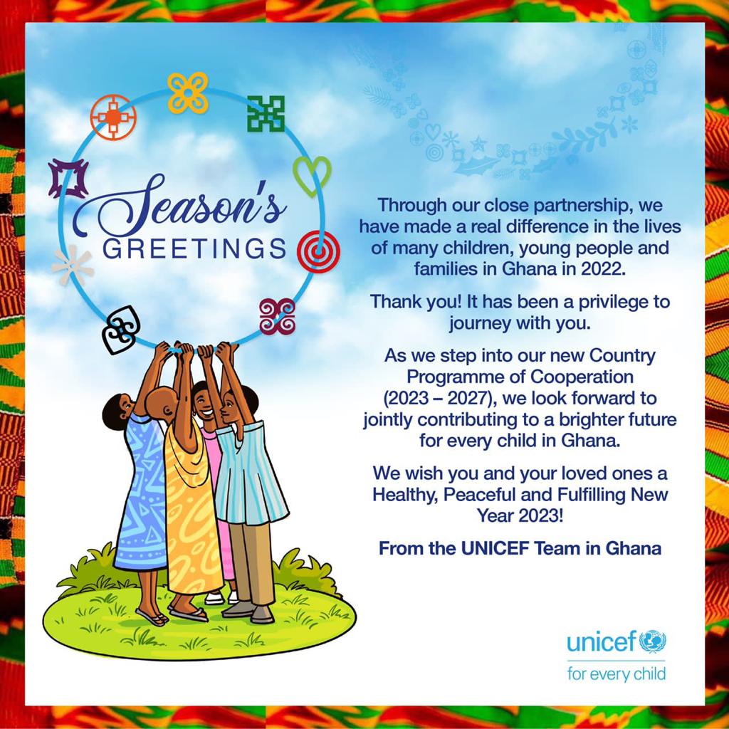 UNICEF Ghana on Twitter: "Thanks to the Government 🇬🇭 and our partners