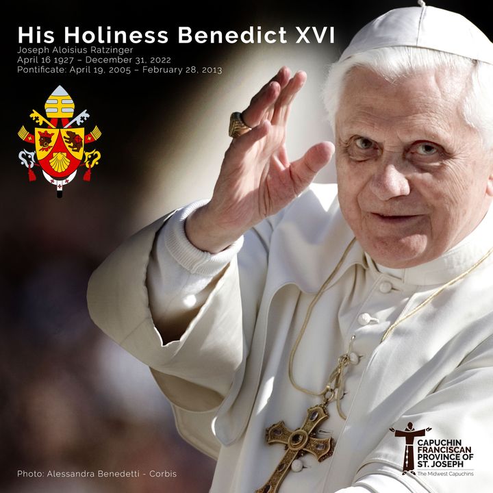 His Holiness #Pope Emeritus #BenedictXVI passed away today at 9:34 a.m. Rome time at the age of 95. 

Eternal rest grant unto him, O Lord, and let perpetual light shine upon him.
May the souls of all the faithful departed, through the mercy of God, rest in peace.
Amen