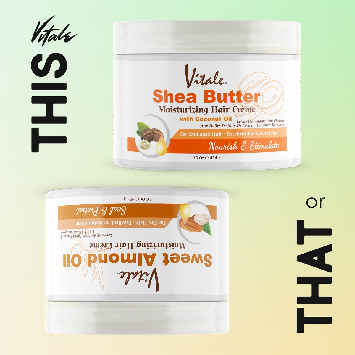 Both hair creme’s are great; however, do you prefer Shea Butter or Sweet Almond Oil for your hair?
#vitaleproducts #braids #braidsheen #protectivestyles #lockandtwistgel#sensitivescalp #stylevitae #quickweave #ghana #hairoftheday #ukcurlies #blackhairandbeauty #vitalehaircare