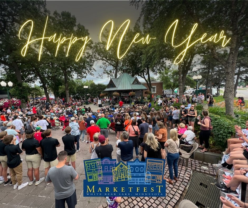 Marketfest's tweet photo. Happy New Year! 166 Days until Marketfest 2023 and warm summer fun!

We look forward to seeing you at our family-friendly summer festival in beautiful downtown White Bear Lake. Marketfest will be held every Thursday from June 15 – July 27, 2023 | 6:00 – 9:00 pm https://t.co/igwpHexLu7