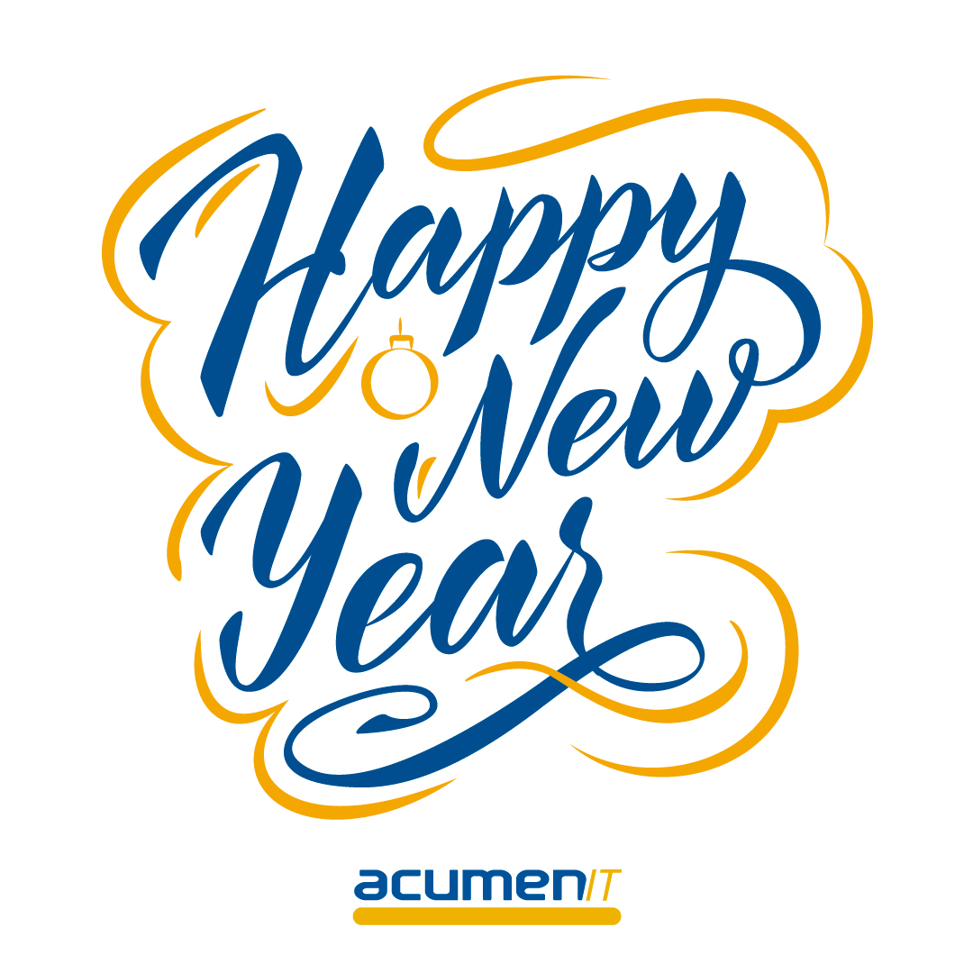 AcumenIT's tweet photo. Wishing you a Happy New Year with the hope that you will have many blessings in the coming year. 

Get in touch and let’s talk 

ACUMEN IT 
https://t.co/yXBHkT77DQ 
info@acumenit.com 
(864) 271-9000 

Best IT Support for Manufacturing Companies 

#happynewyear https://t.co/mzU4CcPLT3