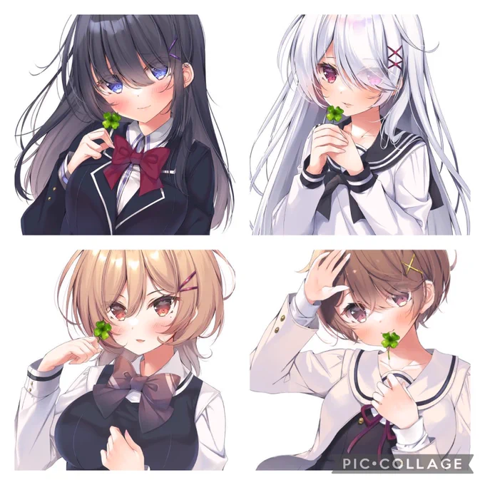 #2022年自分が選ぶ今年の4枚メイドちゃんとアンケート生まれ4人娘ちゃん、マーチャン、すいちゃん!今年も沢山ありがとうございました!!*゜ 