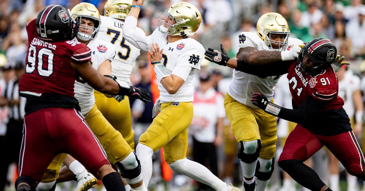 Bowl roundup: Irish, behind Tyler Buchner (5 TDs), rally in Gator Bowl reut.rs/3IaP9A9