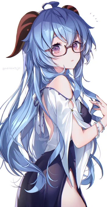 #2022年自分が選ぶ今年の4枚いっぱい甘雨ちゃん!来年もたくさんお絵描きできますように 