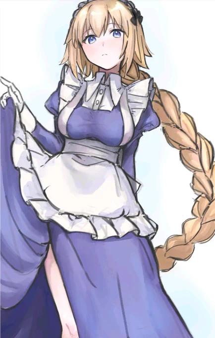 メイド絵リクエストのほう本当にありがとうございました…!描き納めになります!今年もたくさん見て頂きありがとうございました…!!!! 