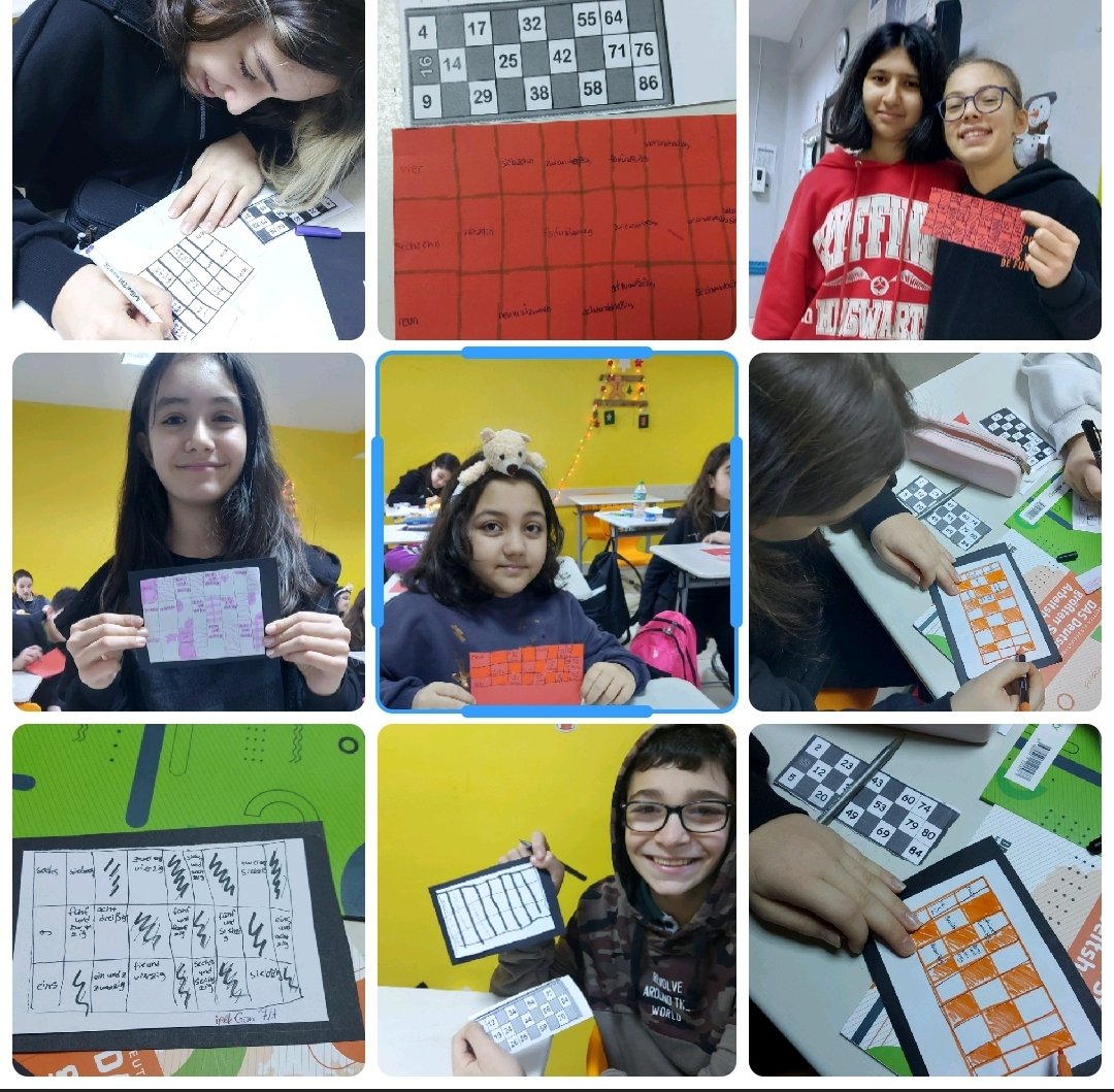 Kartal Doğa Koleji öğrencileri Almanca Kulübü dersimizde Almanca Tombala yaptık #SpielerischDeutsch <a href="/Serkan_Celik52/">Serkan Çelik🇹🇷</a> <a href="/selami_demirhan/">Selami Demirhan</a> <a href="/DogaOkullari/">Doğa Koleji</a> <a href="/UdoKywall/">Udo Kywall</a> <a href="/KartalDoga04/">Doğa Koleji Kartal Kampüsü</a>
