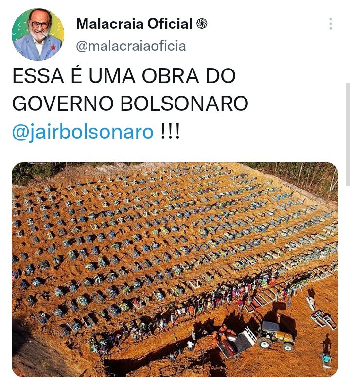 GraficaAad's tweet photo. @mqueiroga2 Quase 700 mil mortes, vergonhoso! https://t.co/jrJs70AzE1