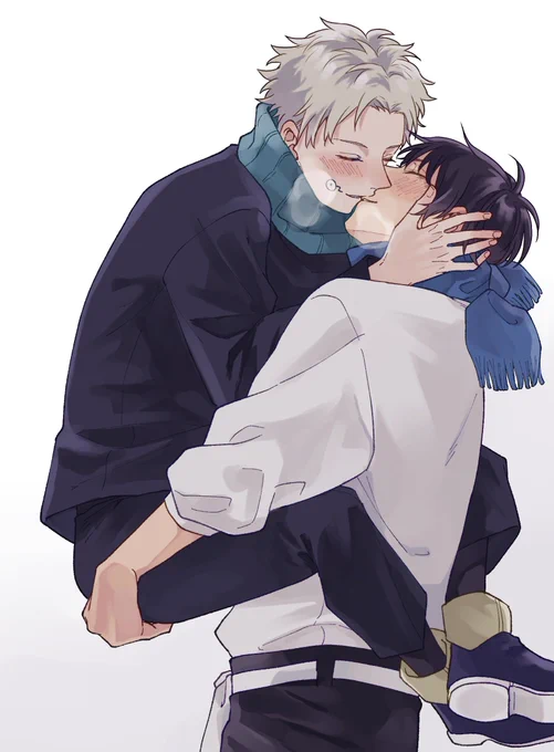 # 今年も残りわずかなのでお気に入りの4枚を貼る 1枚絵全然描いてなかった!乙棘のキッスシリーズ 