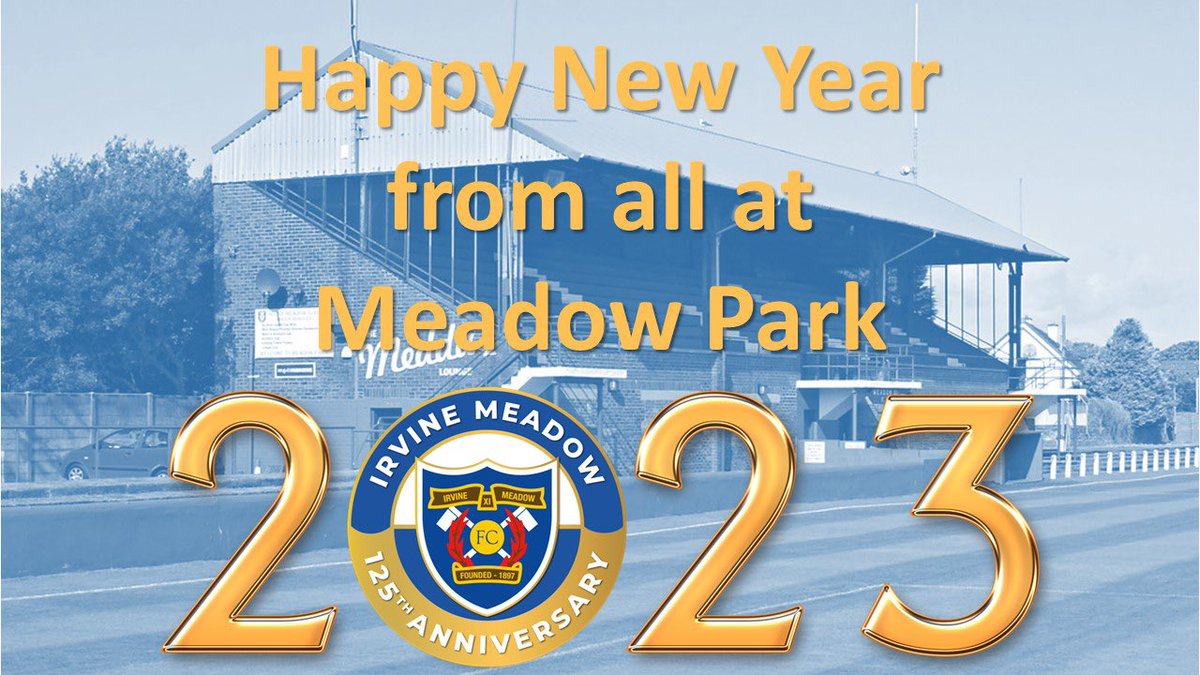 Wishing everyone a fantastic New Years Eve…

All the best and see you all in 2023 🎉

“A club for the whole community…”

🔹#irvinemeadowXI
🔹 #imXI #medda
🔹#meddaminded