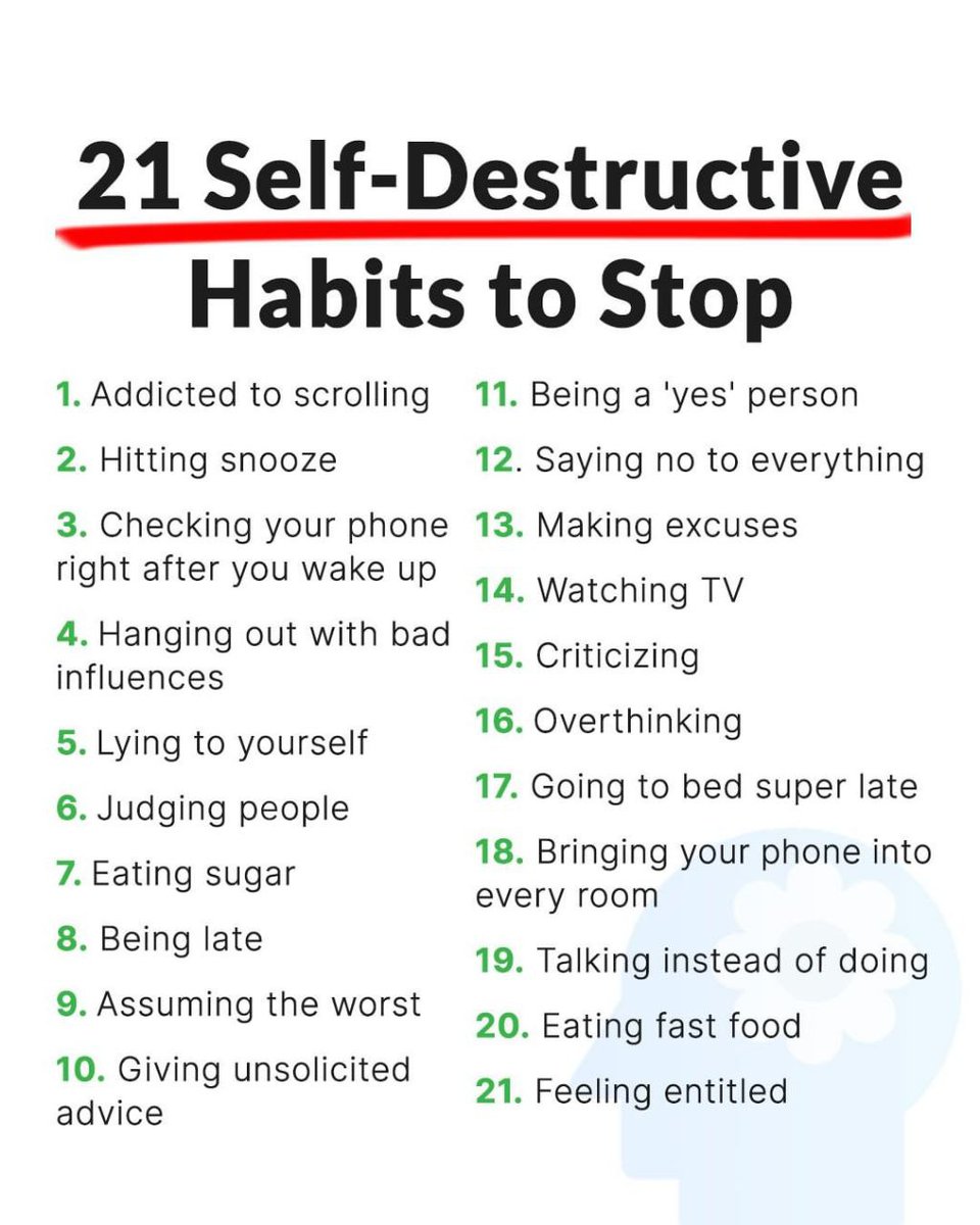 JamesCPeters's tweet photo. Habits to stop now https://t.co/DdJqoPWlFd