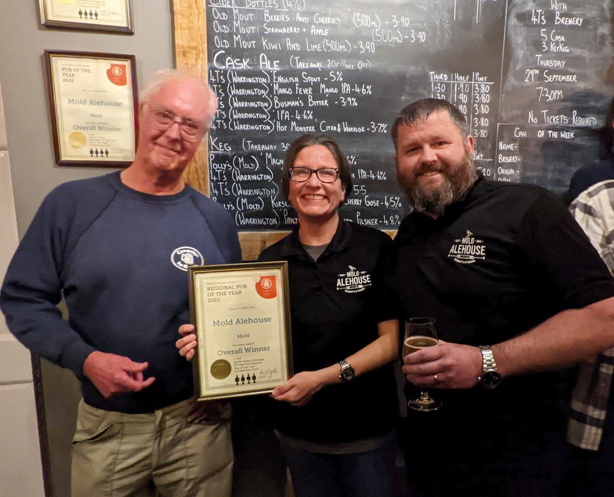ClwydCAMRA's tweet photo. 2/2 In the late 1980s, he transferred to the Vale of Clwyd branch were he was the chairman for over 20 years. During this time he championed local pubs, breweries and was actively involved in organising Novemberfest each year. He will be sorely missed. RIP dear friend. https://t.co/TntSk9B2Ti