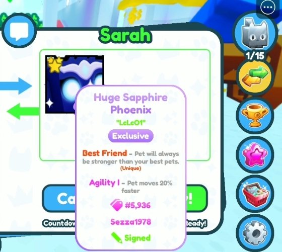 SIGNED HUGE SAPPHIRE PHOENIX GIVEAWAY 🎁
To enter : Follow me and @sezza142128 
Like ❤️
Retweet ♻️
And comment something positive 😊
Tysm to @sezza142128 for providing this giveaway !