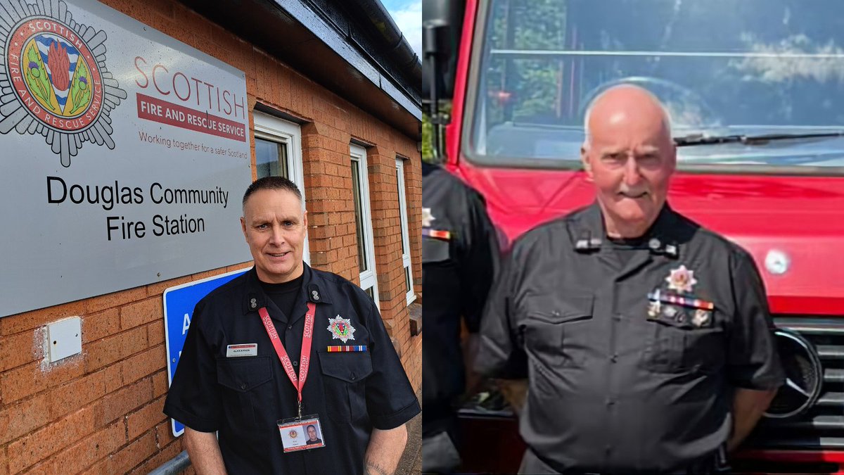 Congratulations to on call Watch Commander Alan Aitken from Douglas (South Lanarkshire) and on call Crew Commander Robert Strang from Carradale (Argyll and Bute), who received King’s Fire Service Medals in the New Year Honours for distinguished service.

➡️ow.ly/i7Rr50MfOa8