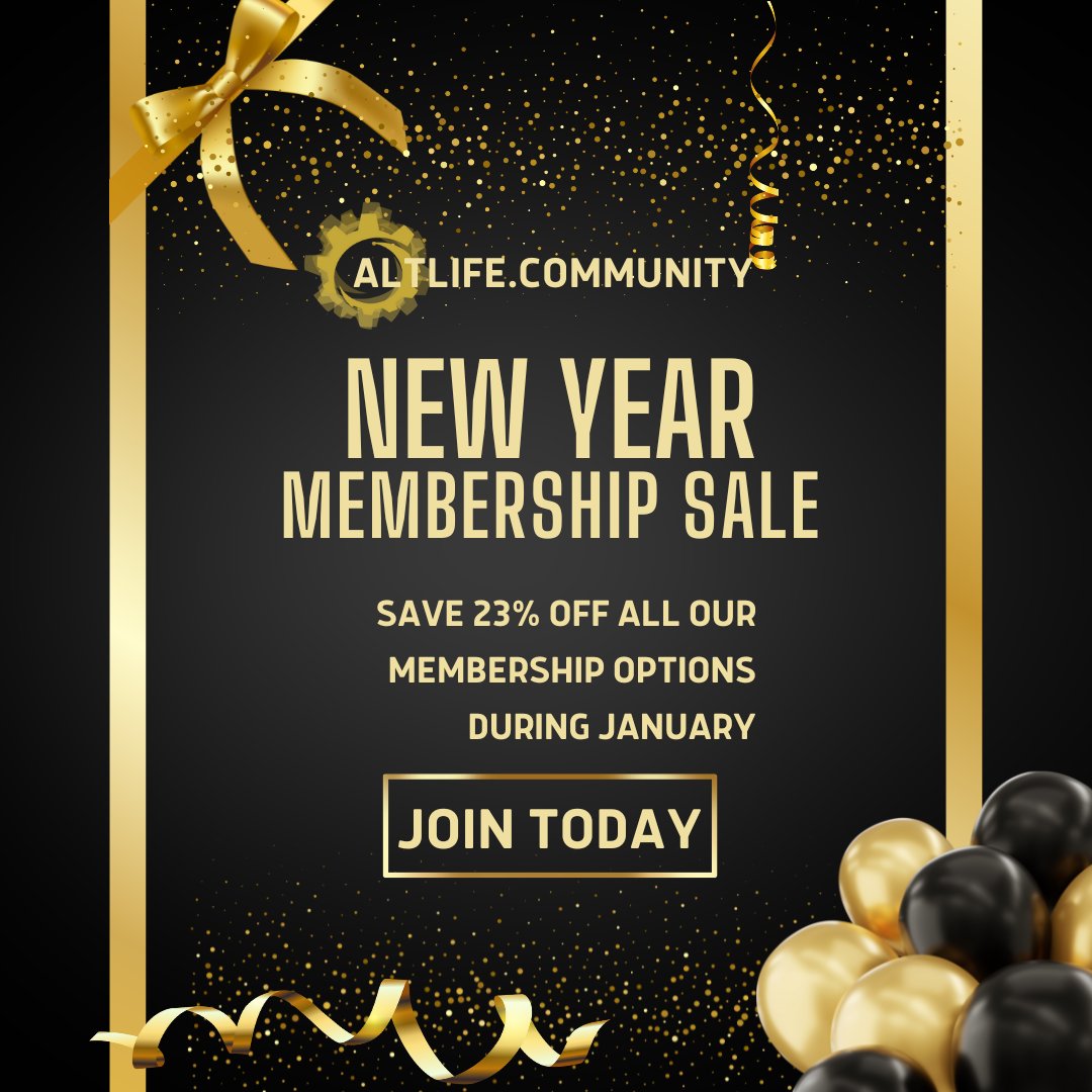 AltLife_Comm's tweet photo. Happy New Year.
Join us in January and bring in 2023 with 23% off our paid membership options
#altlifecommunity #fetlifealternative #kinklife #furryfandom #adultplatform https://t.co/fxkRtXT0Tb