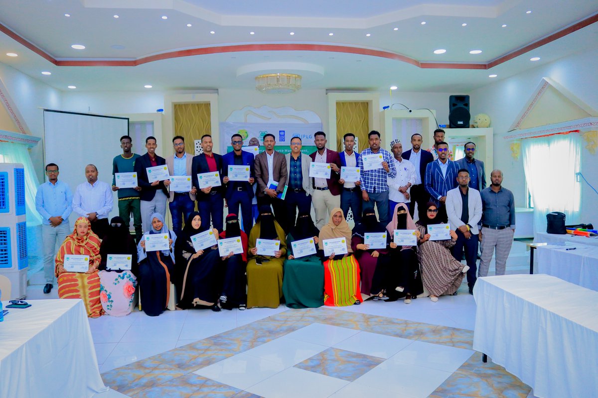 LGIsomaliland's tweet photo. @LGIsomaliland Concluded 15 days of HRM &amp; Office Administration and Management Training for 75 Local Government Staff from 15 Districts of Hargeisa, Burao, Berbera, Borama, Lasanod, Erigavo, Ainabo, Odweine, Sheikh, Gabiley, Salahley, Baligubadle, Lughaya, Baki and Zeila. https://t.co/rVIWke6AvM