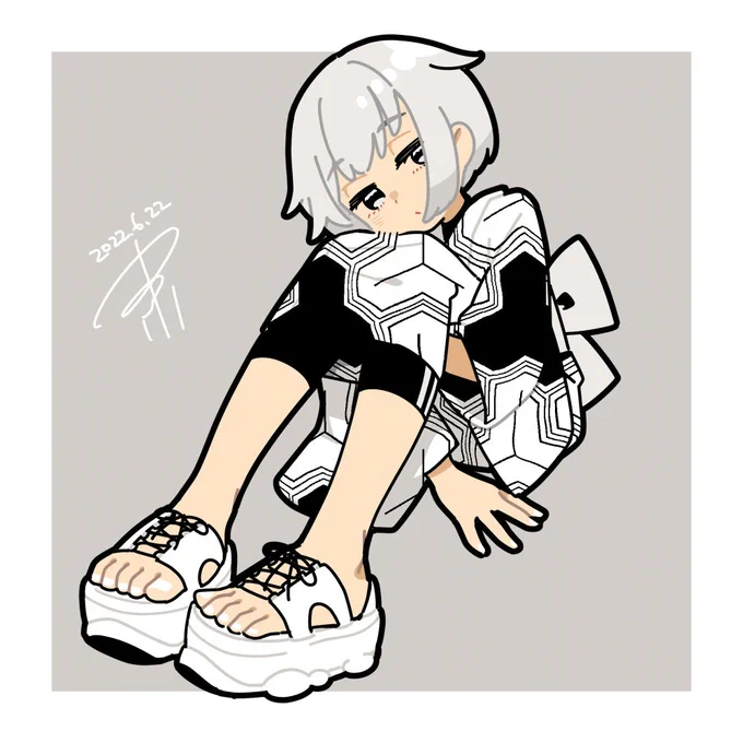 #今年も残りわずかなのでお気に入りの4枚を貼る 一枚絵ほとんどなかったのでらくがきから4枚!手とか指とか描くのが好き。9月頃かららくがきもあんまり描けてなかったので来年はもうちょっと描きたい(毎年言ってる気もする) 