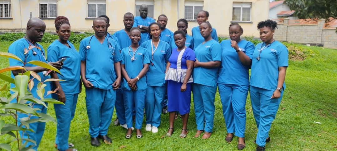 JanetAdongo13's tweet photo. A happy new year from the critical Care nurse specialists of Mbarara University. From us to you, only good health https://t.co/ioN1JZHlYb