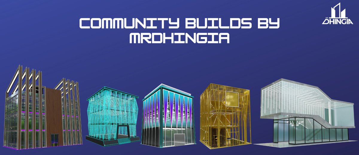 MrDhingia's tweet photo. 1. We are excited to share the first set of Opensource @DhingiaBuilds -99,35 @DistrictX_DCL , a collection of free and open source 3D models for use in @Decentraland.
To get started, simply visit our GitHub repository and download. Happy building!
https://t.co/Sfy4t5Q4zU https://t.co/JNjsdFpuOX